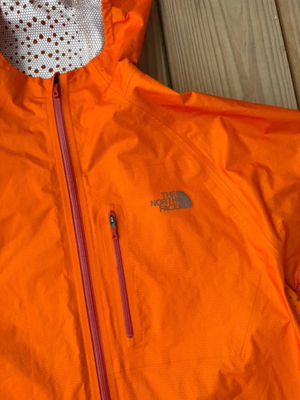 North Face Flight Series Fuse Jacket Men's Medium Windbreaker UltraLight Orange